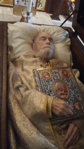 constantine belisarius archimandrite father mourning death montfort st edu